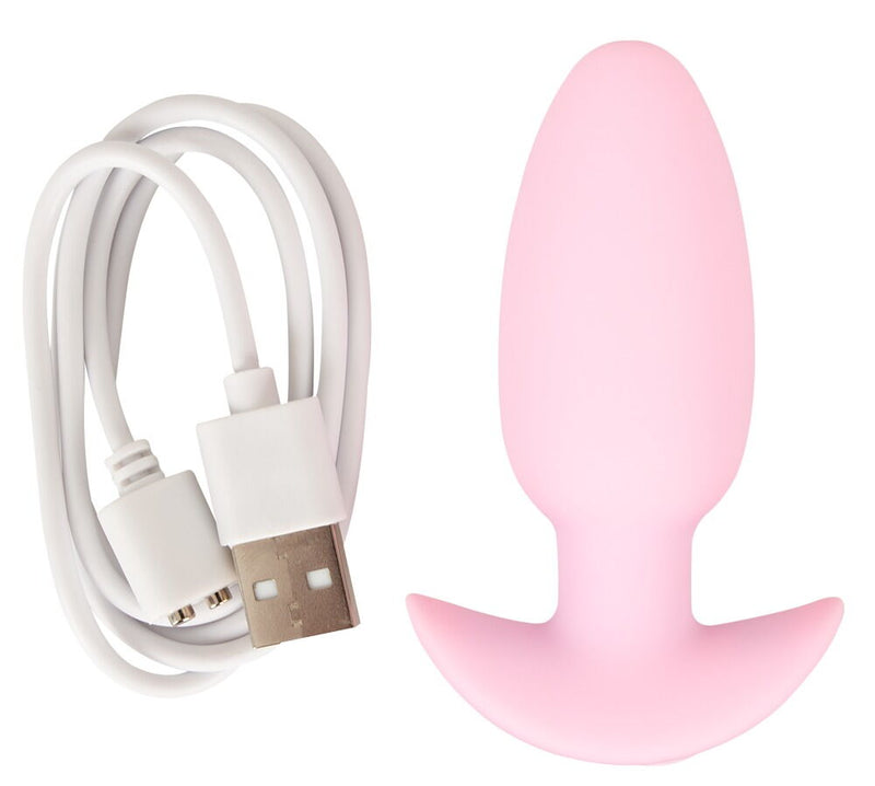 CUTIES MINI PLUG ANAL ROSA COM VIBRAÇÃO