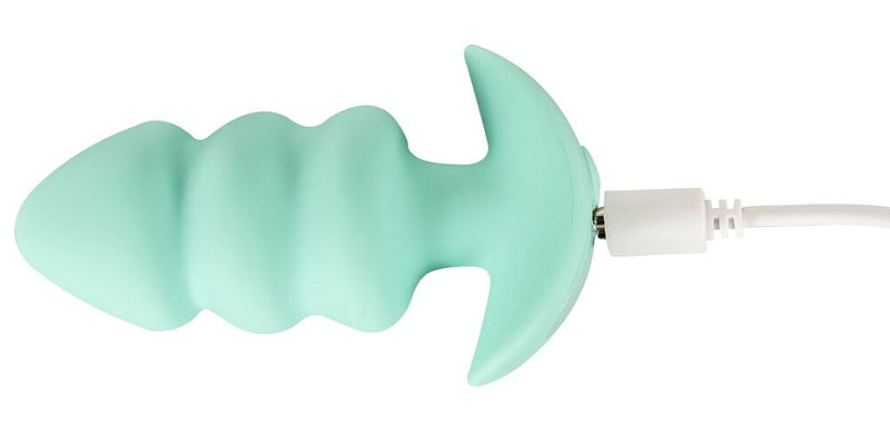 CUTIES MINI PLUG ANAL VERDE COM VIBRAÇÃO