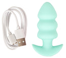 CUTIES MINI PLUG ANAL VERDE COM VIBRAÇÃO