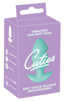 CUTIES MINI PLUG ANAL VERDE COM VIBRAÇÃO