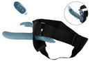STRAP-ON COM VIBRAÇÃO E ESTIMULAÇÃO CLITORIS USB