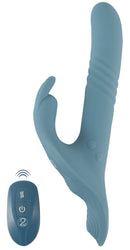 STRAP-ON COM VIBRAÇÃO E ESTIMULAÇÃO CLITORIS USB
