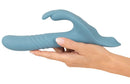 STRAP-ON COM VIBRAÇÃO E ESTIMULAÇÃO CLITORIS USB