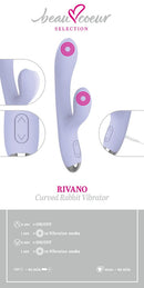 VIBRADOR COELHO RIVANO CURVED BEAU COEUR