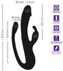 VIBRADOR EM FORMA DE COELHO COM ESTIMULAÇÃO PONTO G/ANAL