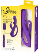 VIBRADOR EM FORMA DE COELHO COM ESTIMULAÇÃO PONTO G/ANAL