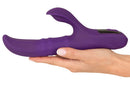 VIBRADOR EM FORMA DE COELHO COM 3 ANÉIS MÓVEIS