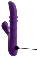 VIBRADOR EM FORMA DE COELHO COM 3 ANÉIS MÓVEIS