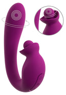 VIBRADOR JAVIDA DUPLA ROTAÇÃO