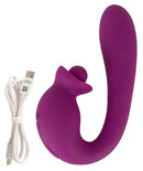 VIBRADOR JAVIDA DUPLA ROTAÇÃO