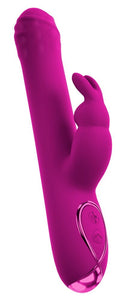 VIBRADOR SMILE RABBIT USB COM ROTAÇÃO