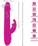 VIBRADOR SMILE RABBIT USB COM ROTAÇÃO