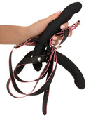 STRAP ON TRIPLO COM VIBRAÇÃO