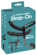 STRAP ON TRIPLO COM VIBRAÇÃO