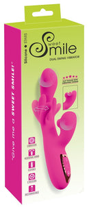 VIBRADOR SMILE COM DUPLA OSCILAÇÃO