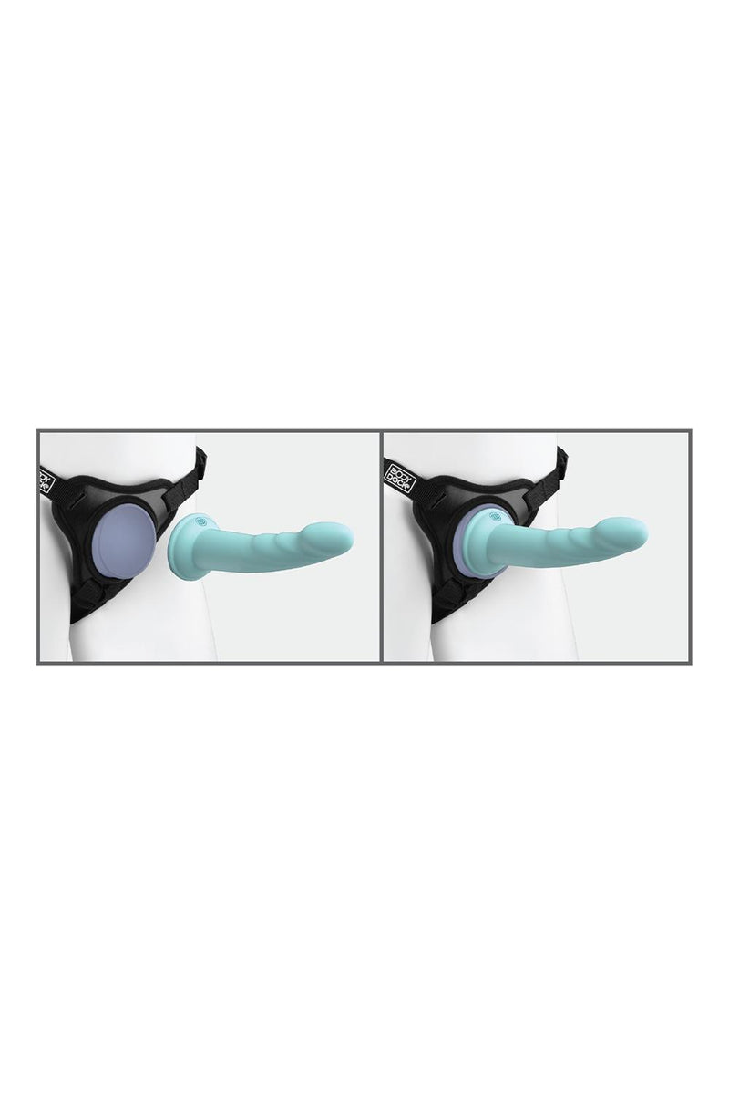 STRAP-ON DE VENTOSA COM 2 DILDOS