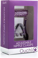 PINÇAS PARA MAMILOS OUCH! ADJUSTABLE NIPPLE CLAMPS