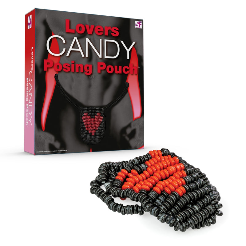 TANGA COMESTÍVEL CANDY POSING POUCH MASCULINA