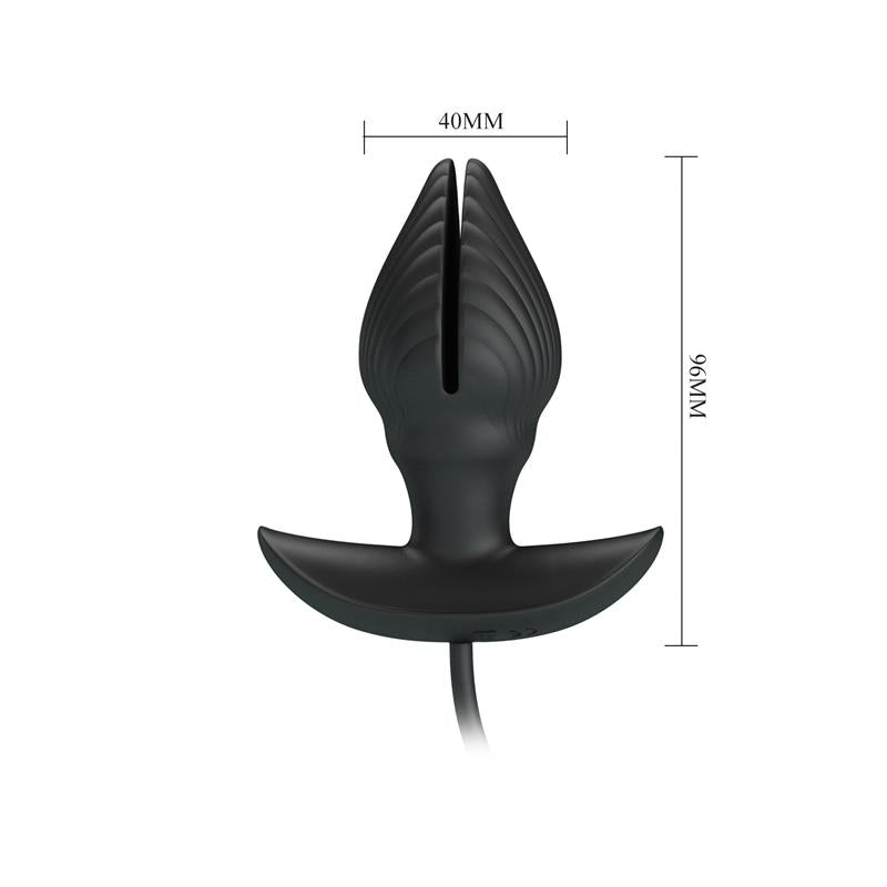 PRETTYLOVE MANSON PLUG ANAL INSUFLÁVEL COM VIBRAÇÃO
