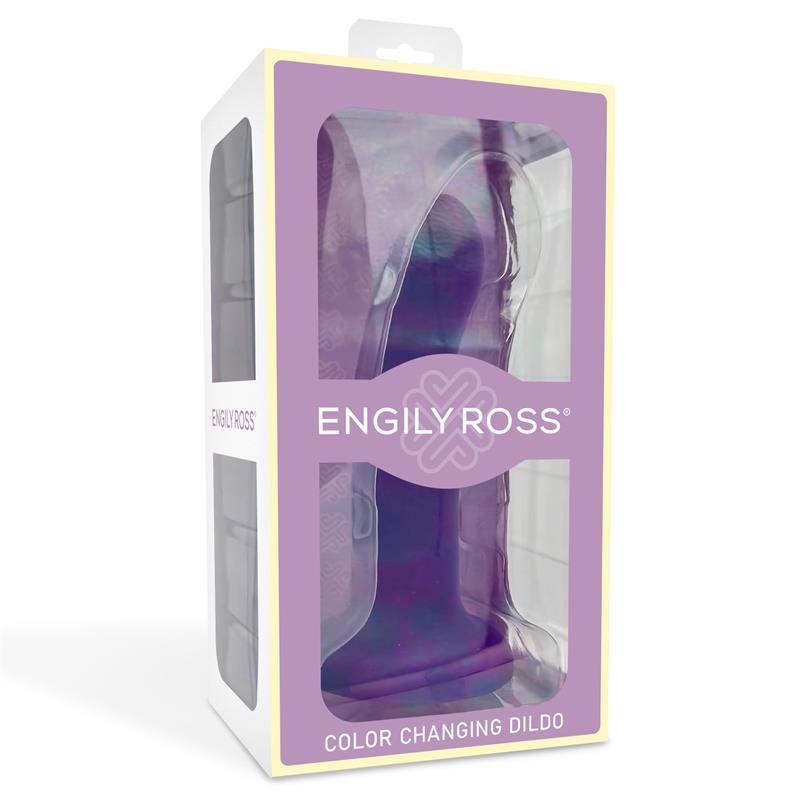 DILDOX BY ENGILY ROSS DILDO QUE MUDA DE COR DE PÚRPURA PARA ROSA