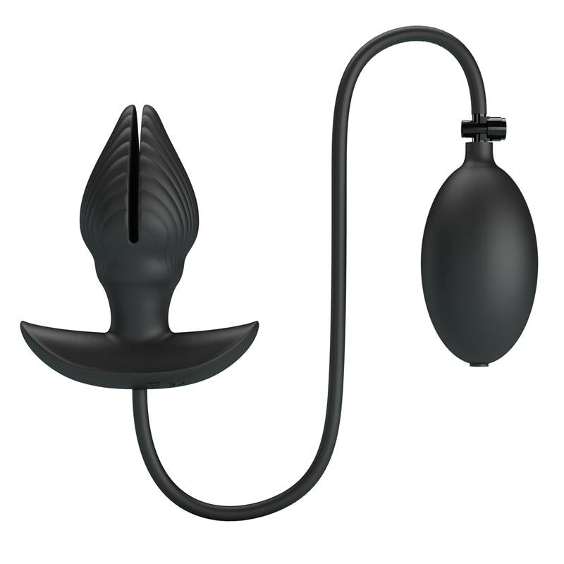 PRETTYLOVE MANSON PLUG ANAL INSUFLÁVEL COM VIBRAÇÃO