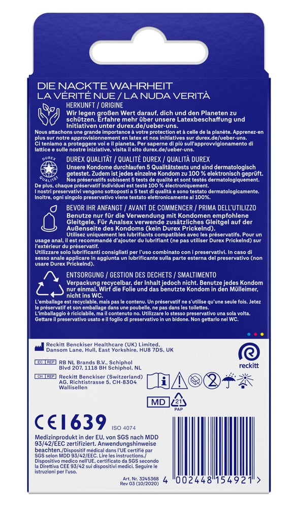 PRESERVATIVOS LOVE DUREX 8 UNID.