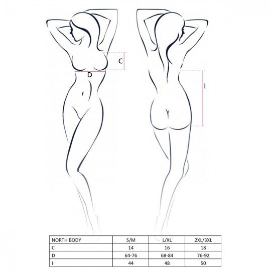 BODY NORTH PRETO DEVIL COLLECTION PASSION
