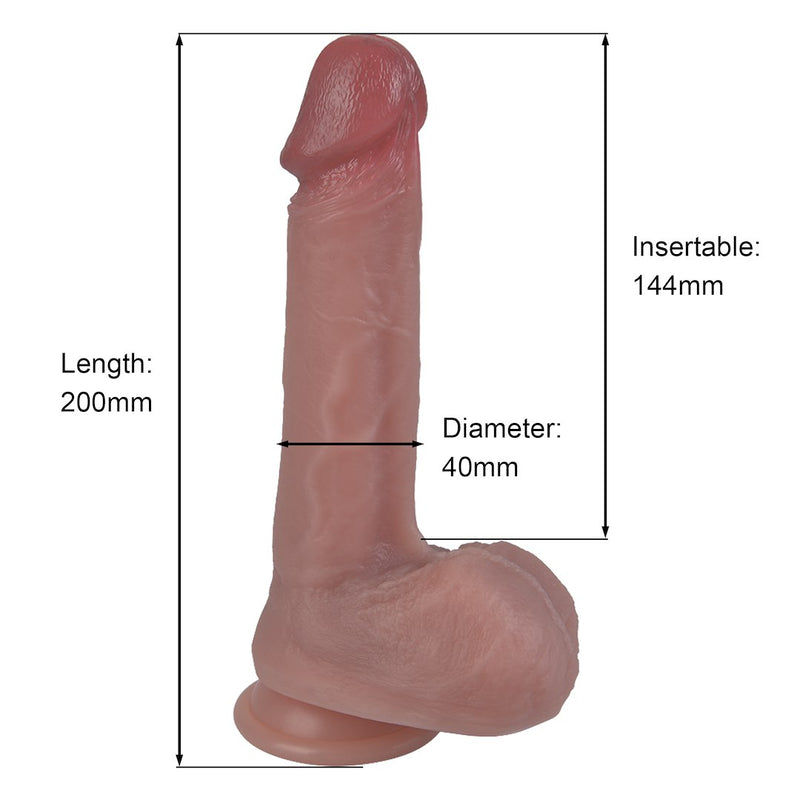 DILDO REALISTICO EROSPACE NATURAL PLAY D1