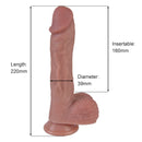 DILDO REALISTICO EROSPACE NATURAL PLAY D5