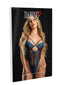 BODY AZUL ROYAL RENDADO SUPER SEXY