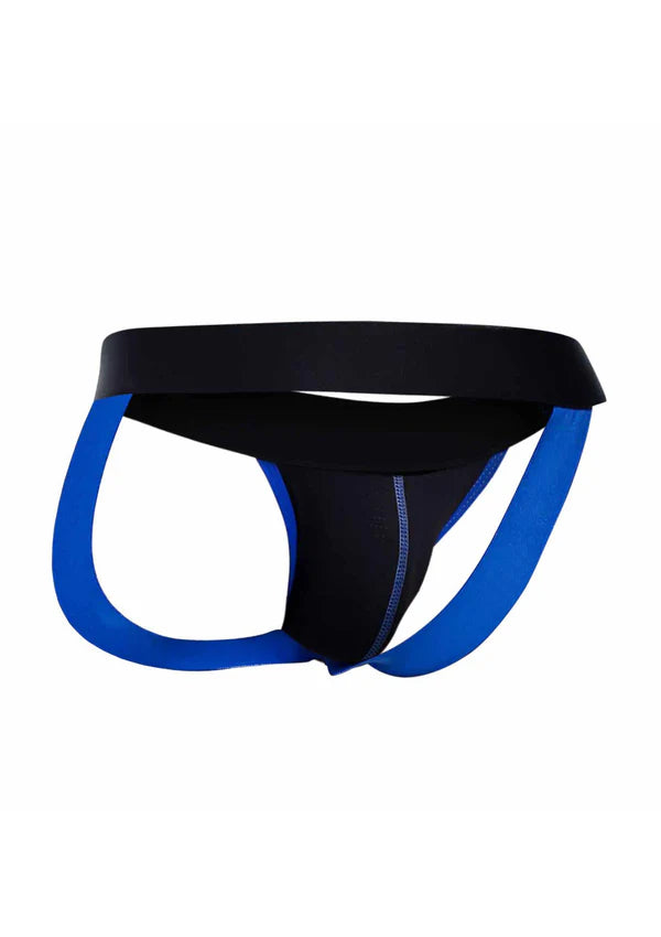 JOCKSTRAP MALE BASICS NEON EM AZUL