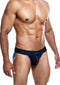JOCKSTRAP MALE BASICS NEON EM AZUL