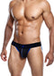 JOCKSTRAP MALE BASICS NEON EM AZUL
