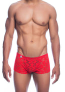 BOXER VERMELHO DE RENDA