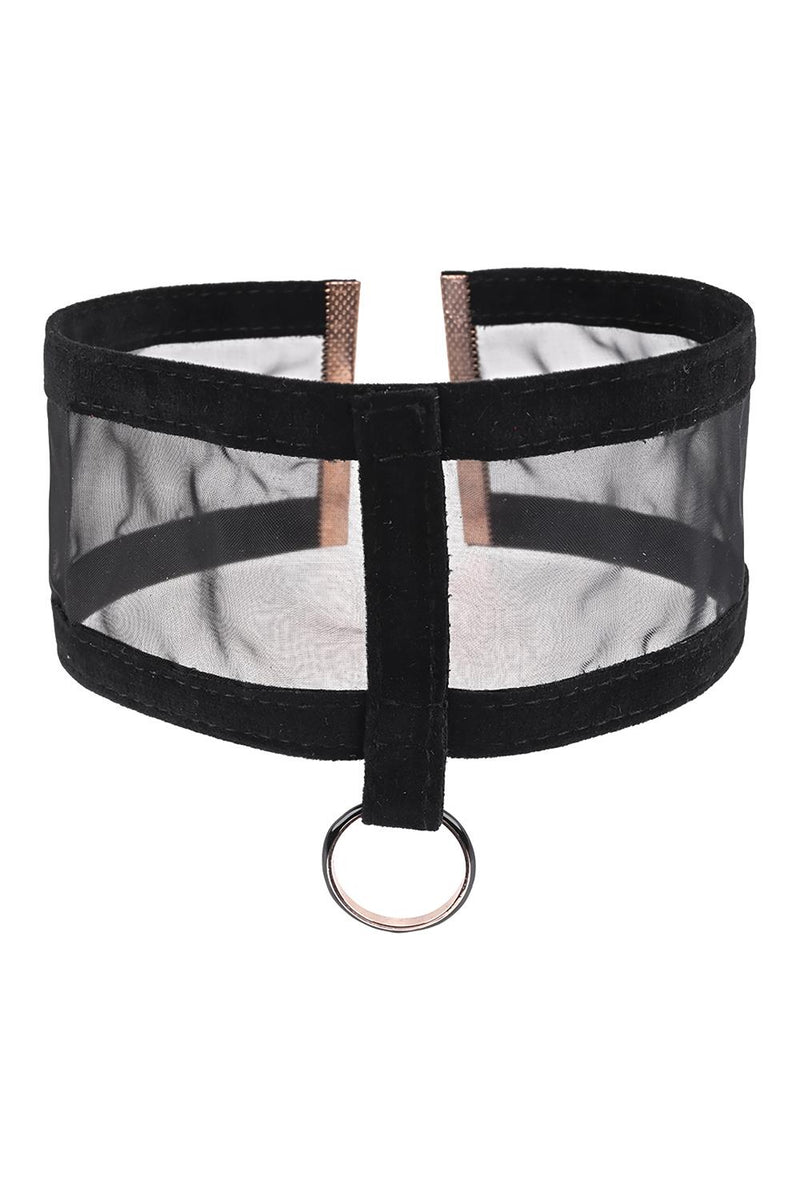 COLAR TRANSPARENTE COM ARGOLA