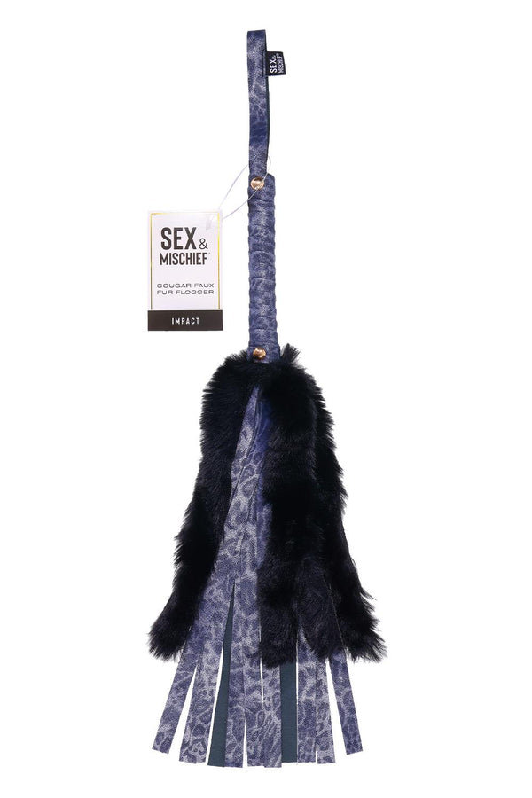 CHICOTE COM ESTAMPA DE ONÇA AZUL