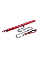 COLEIRA COM TRELA VERMELHA