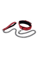 COLEIRA COM TRELA VERMELHA