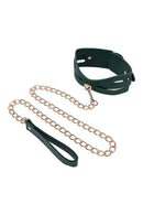 COLEIRA COM TRELA COM RECORTES VERDE