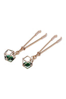 PINÇAS PARA MAMILOS COM BRILHANTE VERDE