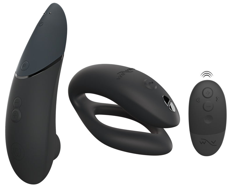 KIT ESTIMULADOR CLITÓRIS E VIBRADOR CASAL COM APP