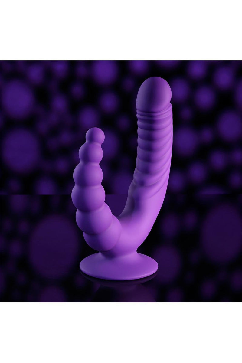 DILDO DUPLO RIDER COM COMANDO E CARREGADOR USB