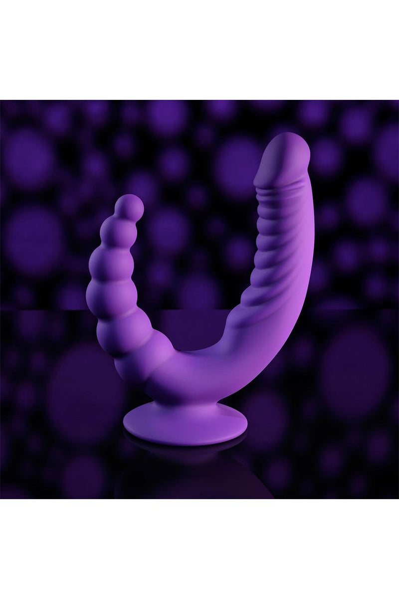 DILDO DUPLO RIDER COM COMANDO E CARREGADOR USB