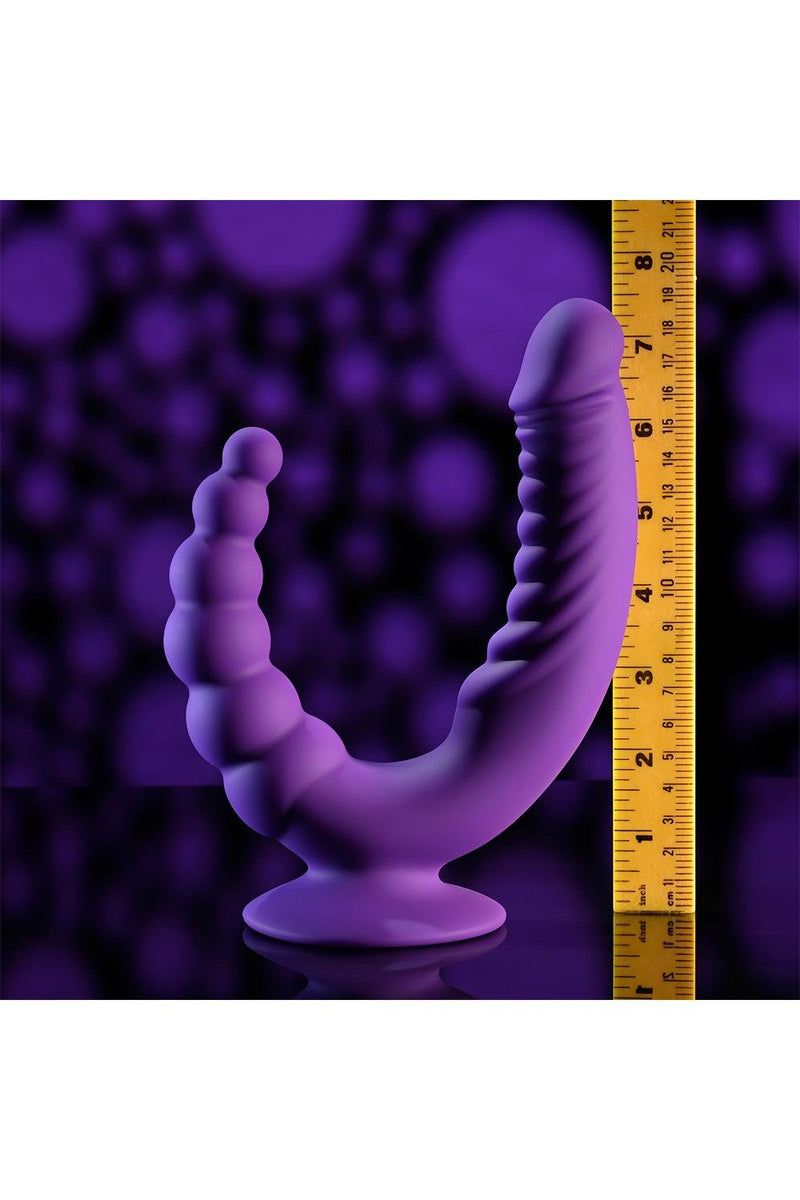 DILDO DUPLO RIDER COM COMANDO E CARREGADOR USB