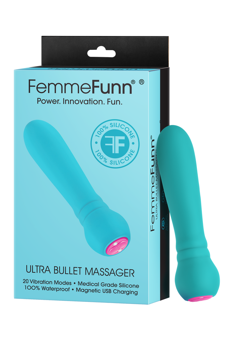 MINI VIBRADOR ULTRA BULLET TURQUESA