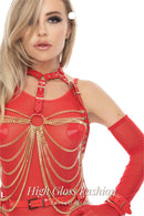 HARNESS DELUXE TOP COM CORRENTES