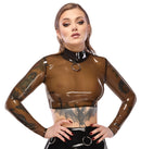 CAMISOLA CURTA DE LÁTEX