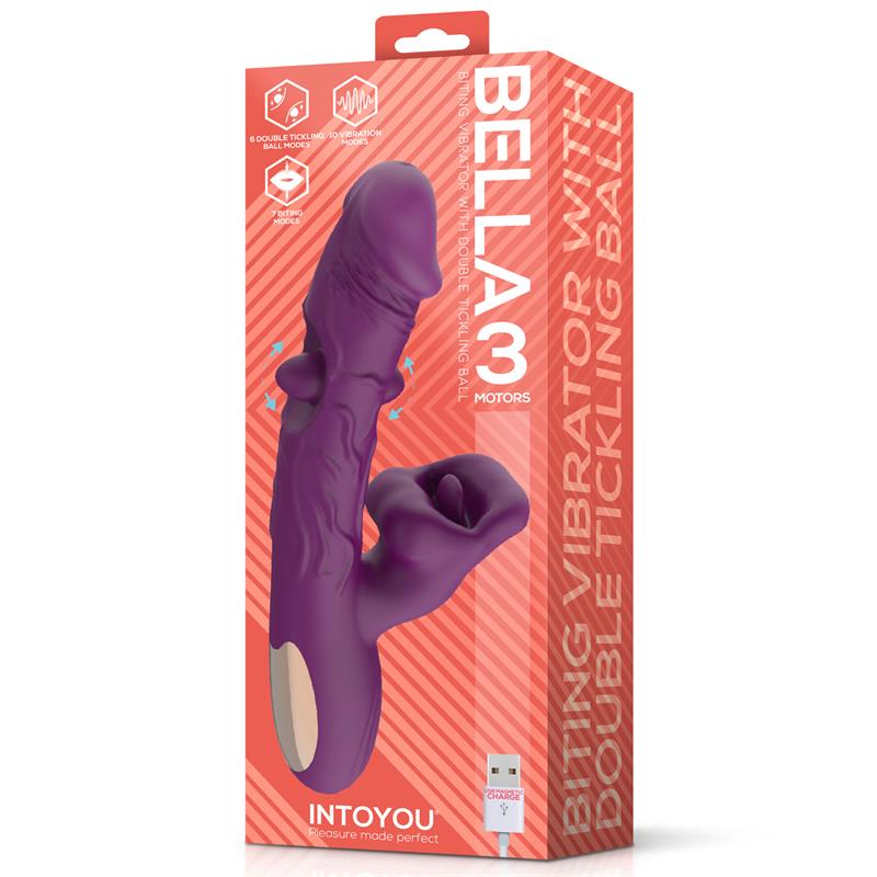 VIBRADOR DUPLO BOLA BELLA 3 MOTORES