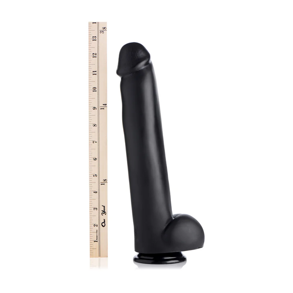 O MESTRE - DILDO COM VENTOSA - PRETO