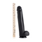 O MESTRE - DILDO COM VENTOSA - PRETO